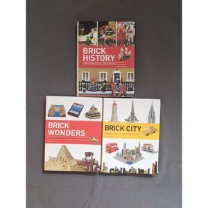 Lego books: Brick Wonders Brick City and Brick History Paperback